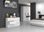 Komoda Malwa M6 120 cm z szufladami do salonu biały