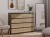 Komoda Malwa M8 120 cm z szufladami do salonu antracyt/dąb artisan
