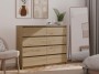 Komoda Malwa M8 120 cm z szufladami do salonu dąb artisan