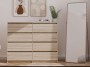 Komoda Malwa M8 120 cm z szufladami do salonu dąb sonoma