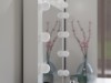Toaletka Marina z lustrem LED i szufladami do sypialni 130 cm kaszmir