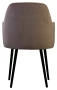 Fotel Caprice french velvet 683, czarny