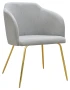 Fotel Clio ideal gold
