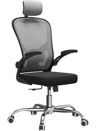 Fotel obrotowy Dory ergonomiczny gamingowy do biurka szary