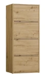 Komoda Alma nowoczesna bezuchwytowa do salonu 50 cm dąb artisan