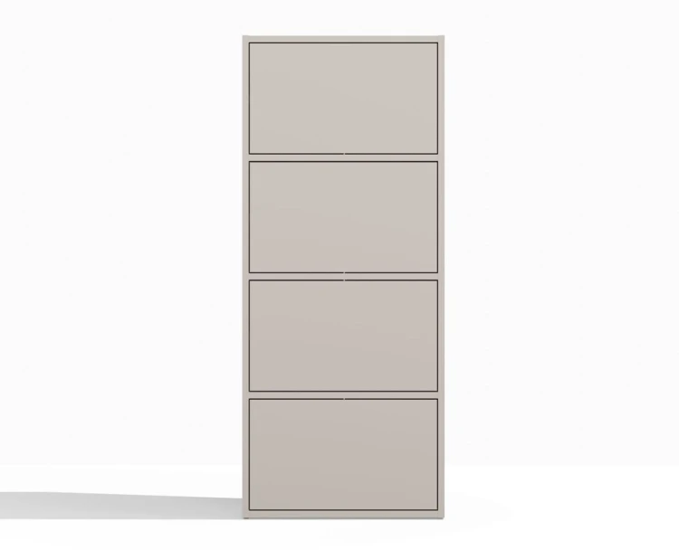 Komoda Alma nowoczesna bezuchwytowa do salonu 50 cm kaszmir
