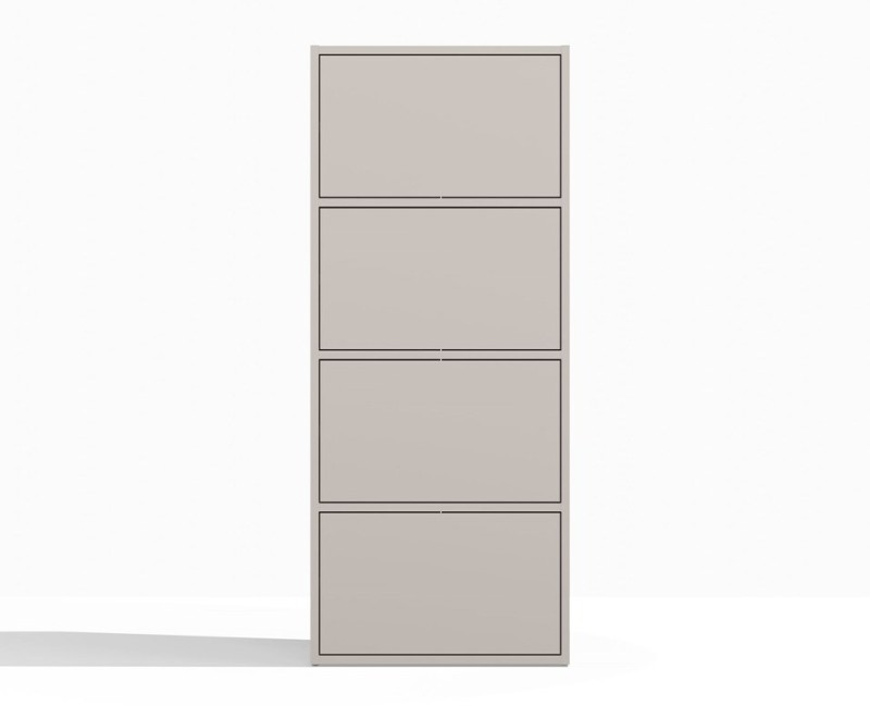 Komoda Alma nowoczesna bezuchwytowa do salonu 50 cm kaszmir