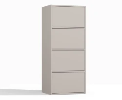 Komoda Alma nowoczesna bezuchwytowa do salonu 50 cm kaszmir