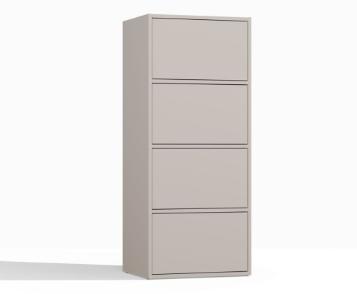 Komoda Alma nowoczesna bezuchwytowa do salonu 50 cm kaszmir