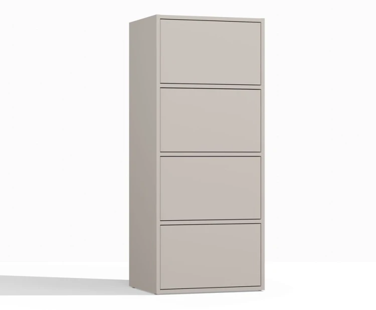 Komoda Alma nowoczesna bezuchwytowa do salonu 50 cm kaszmir