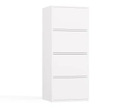 Komoda Alma nowoczesna bezuchwytowa do salonu 50 cm biały