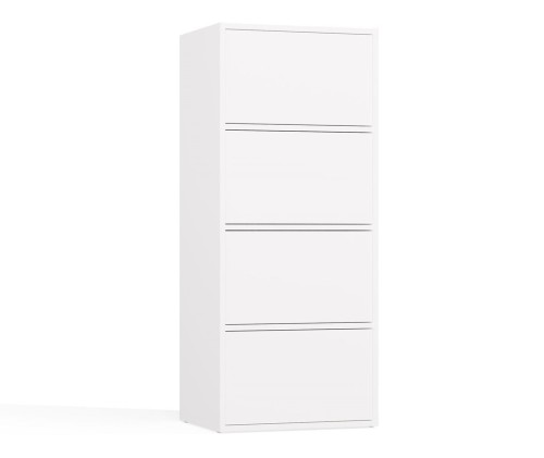 Komoda Alma nowoczesna bezuchwytowa do salonu 50 cm biały