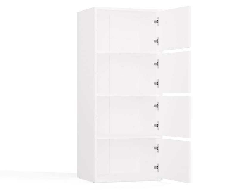 Komoda Alma nowoczesna bezuchwytowa do salonu 50 cm biały