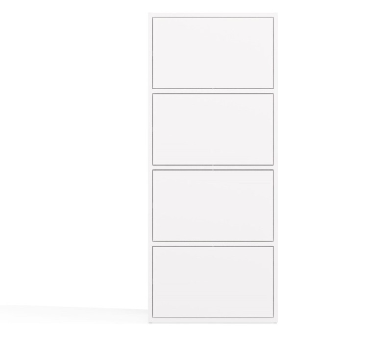 Komoda Alma nowoczesna bezuchwytowa do salonu 50 cm biały