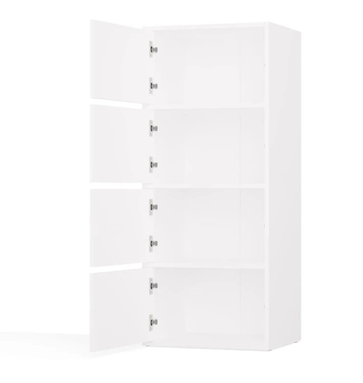 Komoda Alma nowoczesna bezuchwytowa do salonu 50 cm biały