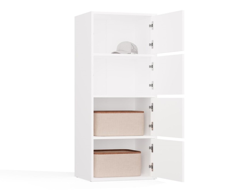 Komoda Alma nowoczesna bezuchwytowa do salonu 50 cm biały