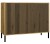 Komoda Kamaro 2D Slim dwudrzwiowa ryflowany front lamele 100 cm dąb artisan