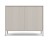 Komoda Kamaro 2D Slim dwudrzwiowa ryflowany front lamele 100 cm kaszmir