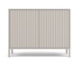 Komoda Kamaro 2D Slim dwudrzwiowa ryflowany front lamele 100 cm kaszmir