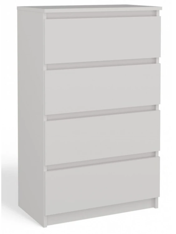 Komoda Malwa M4 z szufladami do salonu 70 cm biały