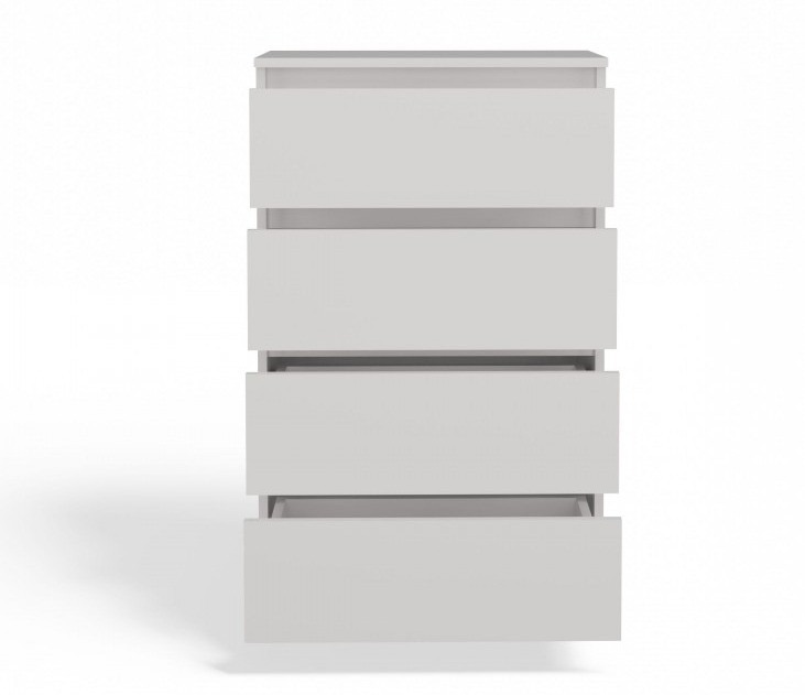 Komoda Malwa M4 z szufladami do salonu 70 cm biały