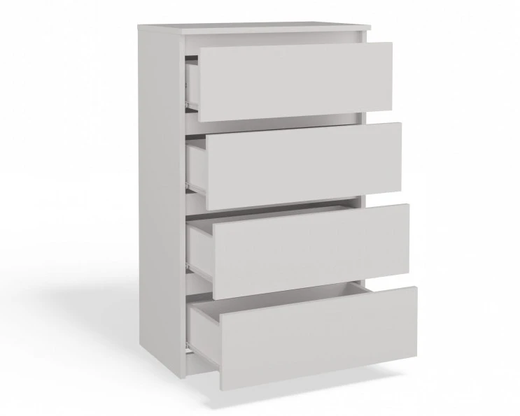 Komoda Malwa M4 z szufladami do salonu 70 cm biały
