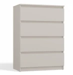 Komoda Malwa M4 z szufladami do salonu 70 cm kaszmir