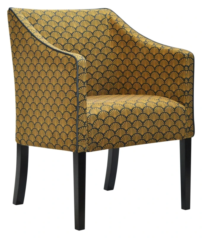 Fotel Jump prosty 84, exotic, 6 czarny