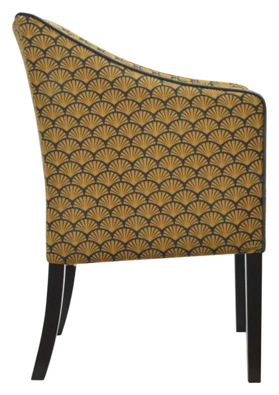 Fotel Jump prosty 84, exotic, 6 czarny