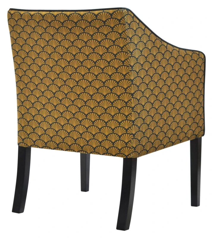 Fotel Jump prosty 84, exotic, 6 czarny