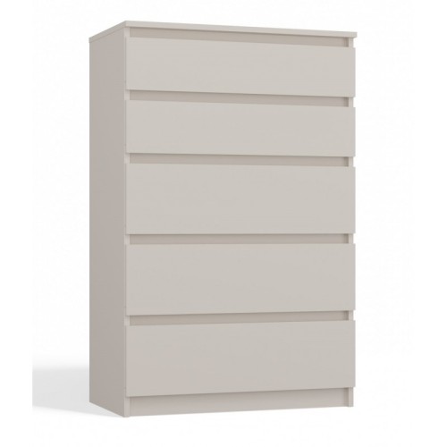 Komoda Malwa M5 z szufladami do salonu 70 cm kaszmir