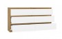 Komoda Malwa M6 140 cm z szufladami do salonu dąb artisan/biały