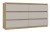 Komoda Malwa M6 140 cm z szufladami do salonu dąb artisan/kaszmir