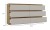 Komoda Malwa M6 140 cm z szufladami do salonu dąb artisan/kaszmir