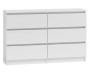 Komoda Malwa M6 120 cm z szufladami do salonu biały