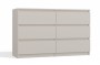 Komoda Malwa M6 120 cm z szufladami do salonu kaszmir