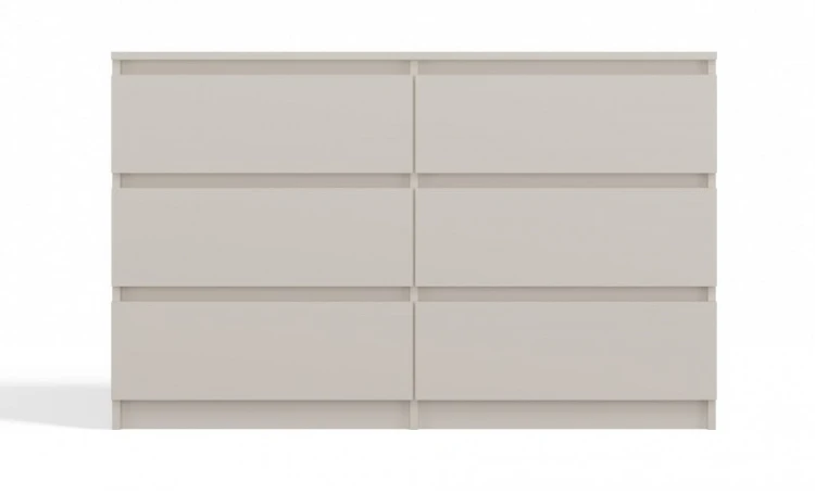Komoda Malwa M6 120 cm z szufladami do salonu kaszmir