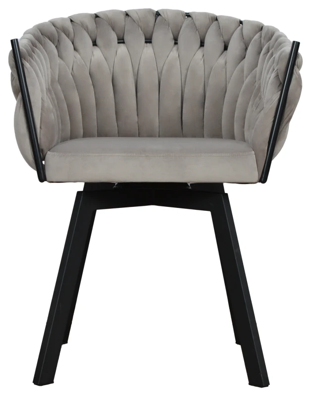 Fotel Larissa Black Lumo