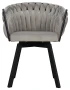 Fotel Larissa Black Lumo