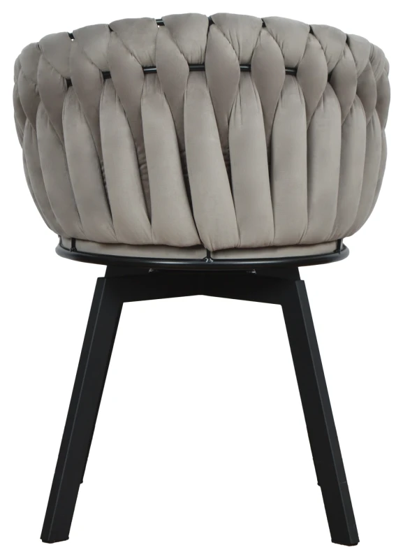 Fotel Larissa Black Lumo