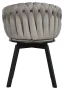 Fotel Larissa Black Lumo