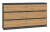 Komoda Malwa M6 140 cm z szufladami do salonu antracyt/dąb artisan