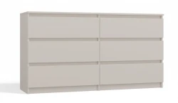 Komoda Malwa M6 140 cm z szufladami do salonu kaszmir