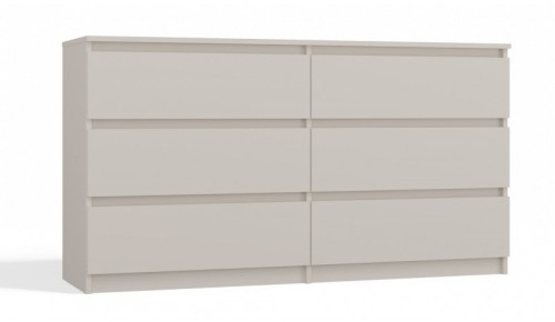 Komoda Malwa M6 140 cm z szufladami do salonu kaszmir