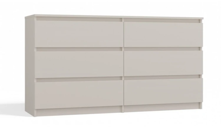 Komoda Malwa M6 140 cm z szufladami do salonu kaszmir