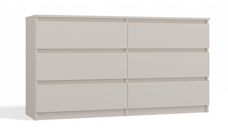 Komoda Malwa M6 140 cm z szufladami do salonu kaszmir