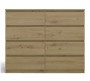 Komoda Malwa M8 120 cm z szufladami do salonu dąb artisan