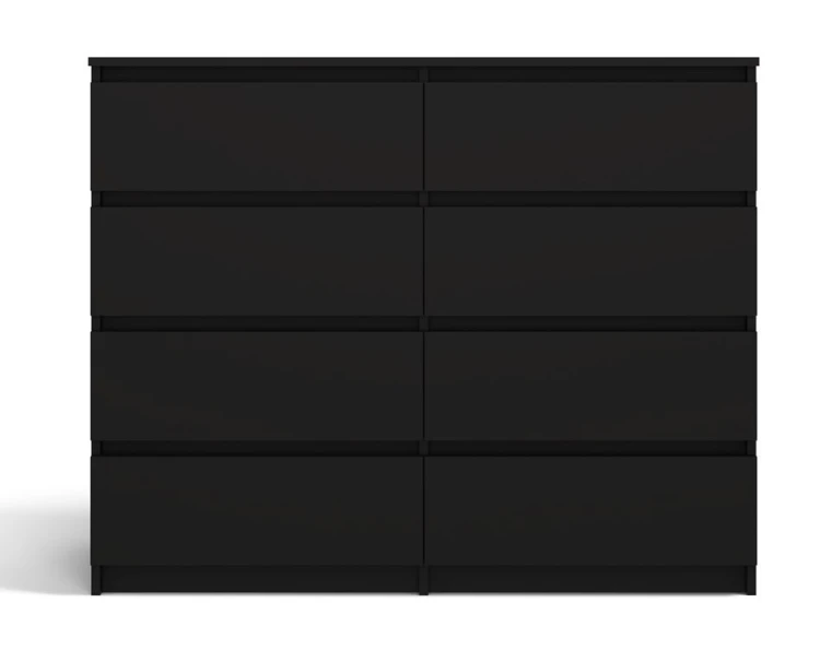 Komoda Malwa M8 120 cm z szufladami do salonu czarny