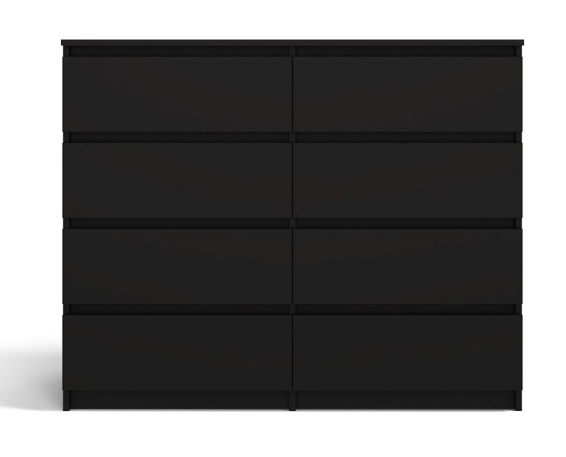 Komoda Malwa M8 120 cm z szufladami do salonu czarny