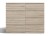 Komoda Malwa M8 120 cm z szufladami do salonu dąb sonoma